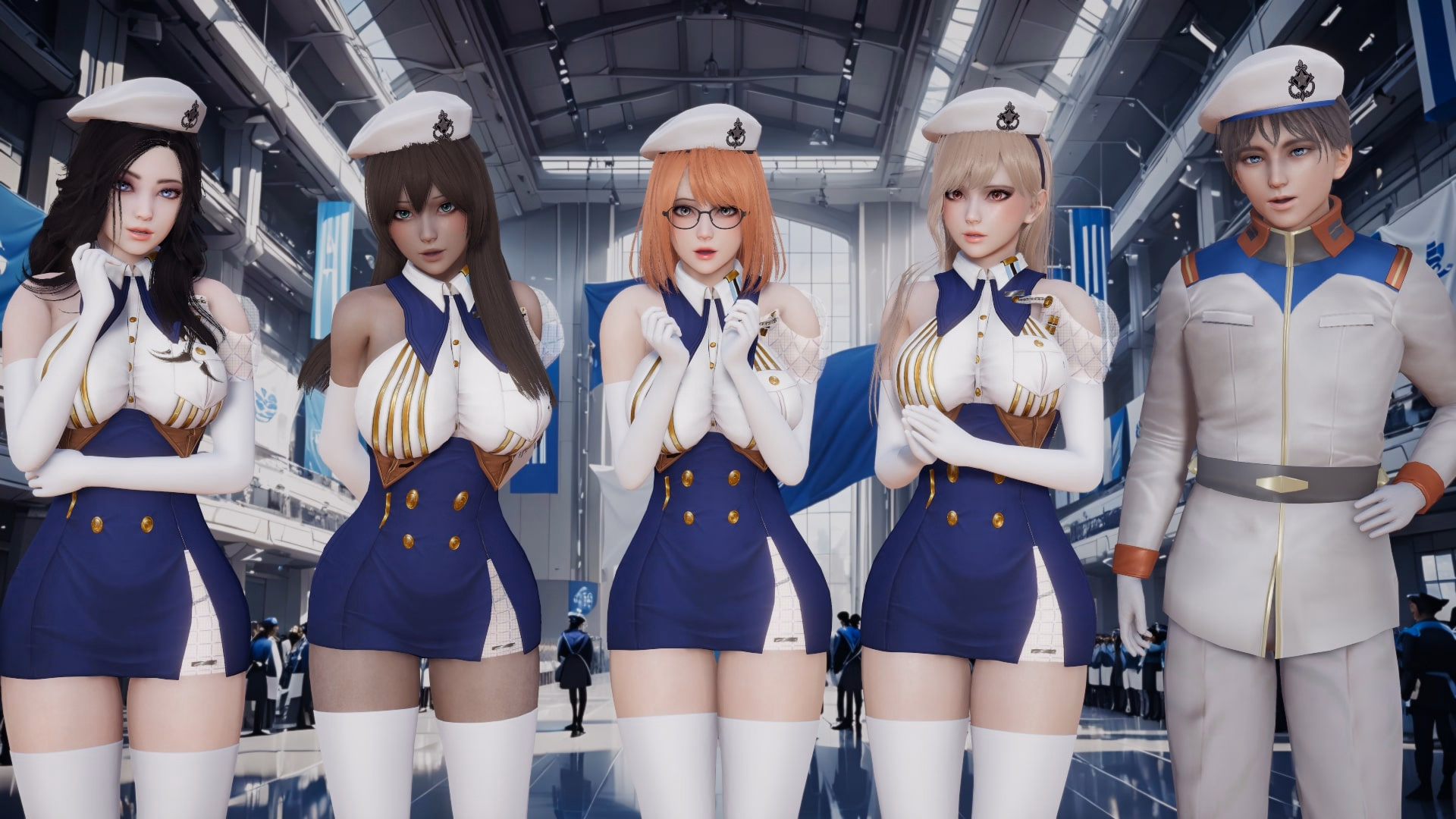 蓝鸟兵团：末世女兵特种队（Bluejay Corps）v0.1 精翻汉化 游戏截图 1