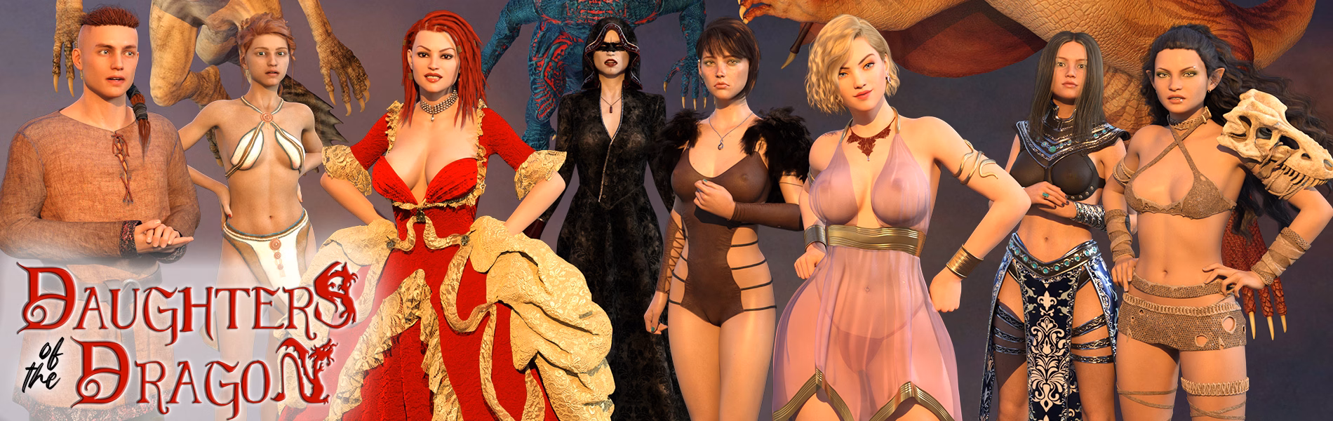 龙之女:男主与母龙的交尾(Daughters of the Dragon)v0.235 精翻汉化 游戏截图 1
